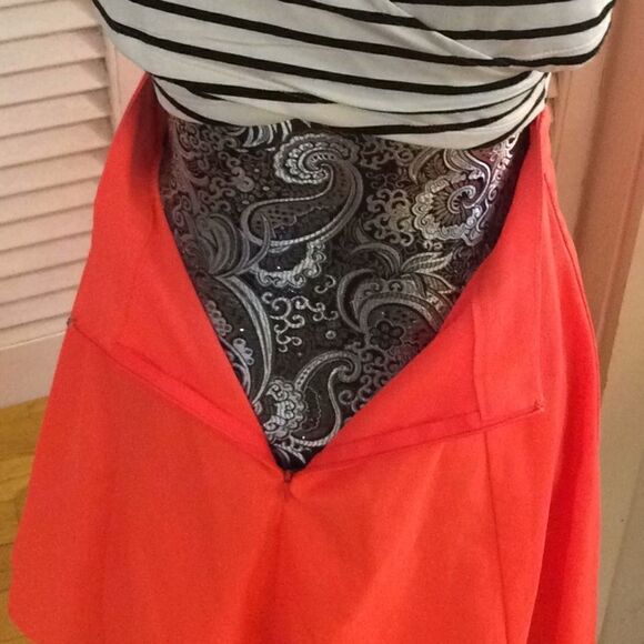 80s inspired fit and flare cut out back stretch M - Picture 9 of 11